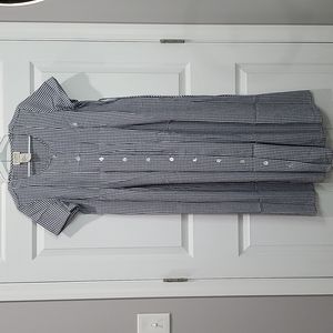 New Addition Maternity Dress, Checkered, Small